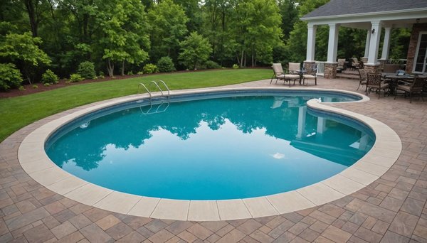 Les bénéfices d'une piscine avec plage en résine durable
