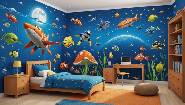 Papier peint chambre garçon : 900 modèles pour tous les styles